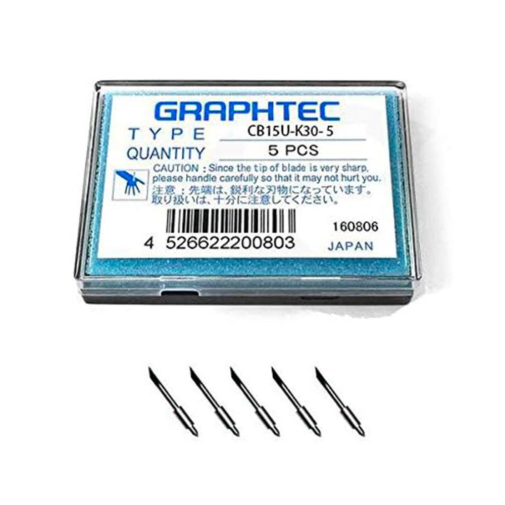 Cuchilla Graphtec, Reflectivo, 1.5mm, 30 Grados, Pack 5