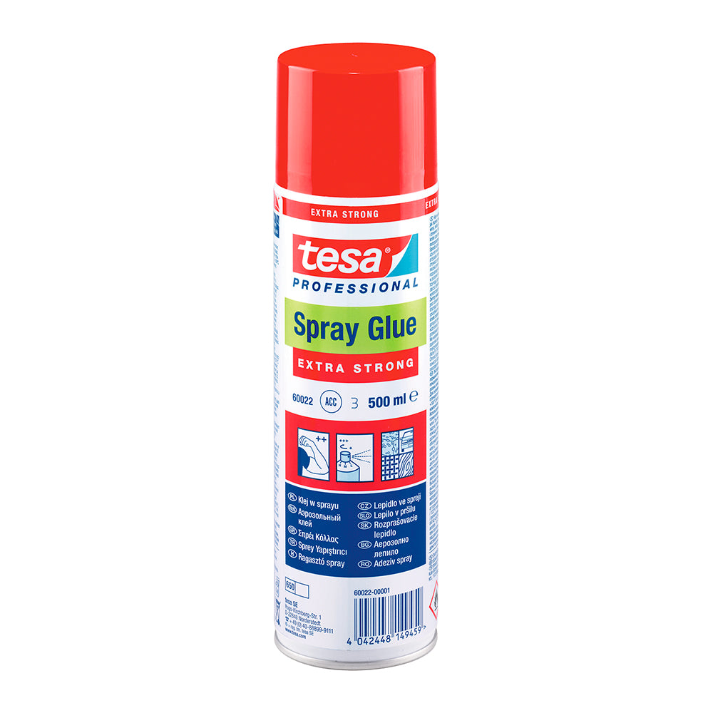 Adhesivo en Spray Extra Fuerte Tesa Professional 60022, 500ml