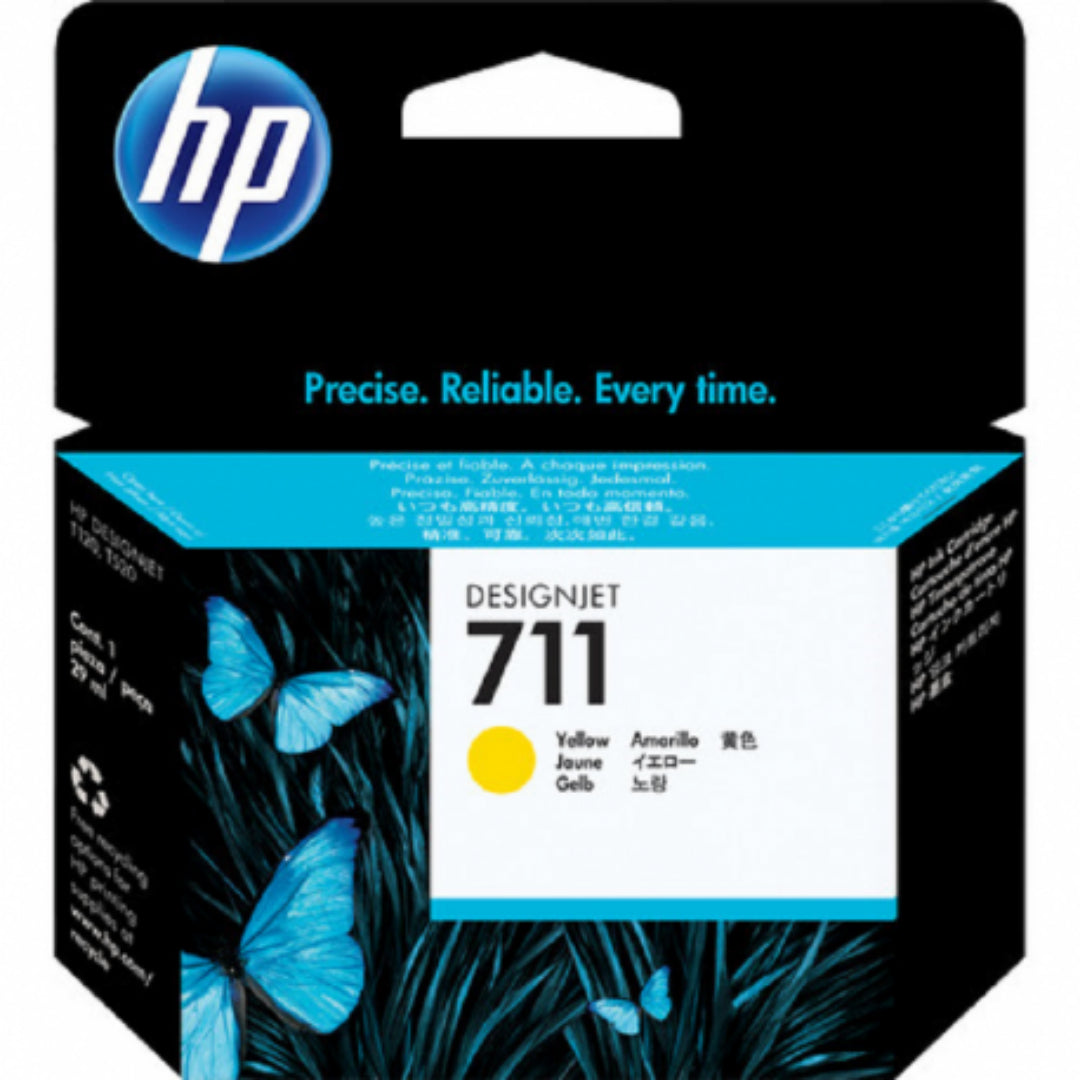 Cartridge DesignJet HP 711/T120/T520, Yellow, 29ml