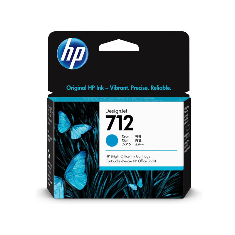 Cartridge DesignJet HP 712/T250/T650, Cyan, 29ml