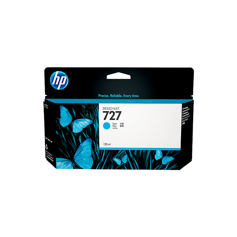 Cartridge DesignJet HP 727/T920/T1500/T2500, Cyan, 130ml