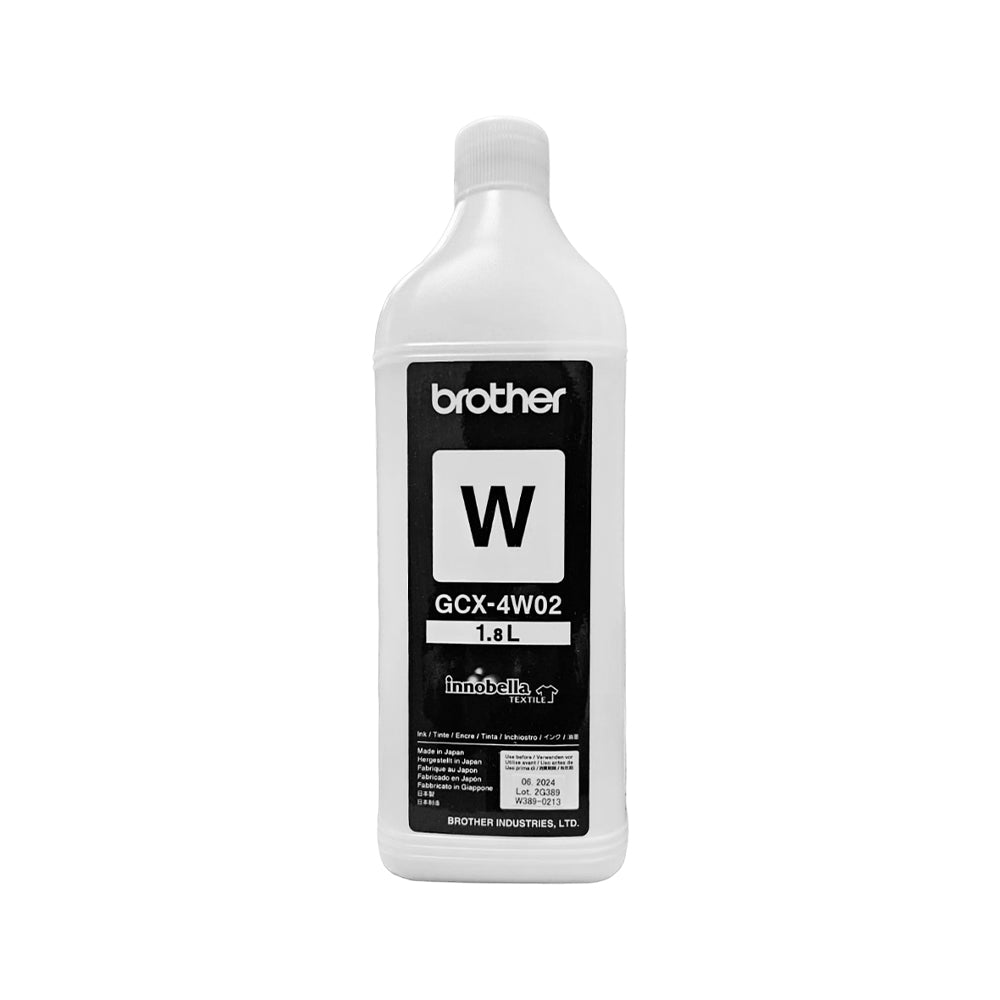 Tinta Brother GTX Pro Bulk, White, 1.8lt