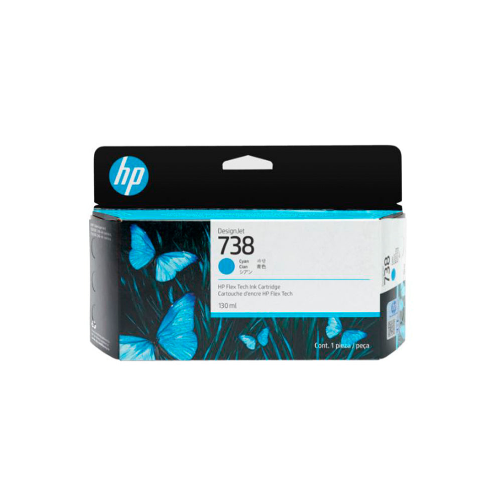 Cartridge DesignJet HP 738/T850/950, Cyan, 130ml