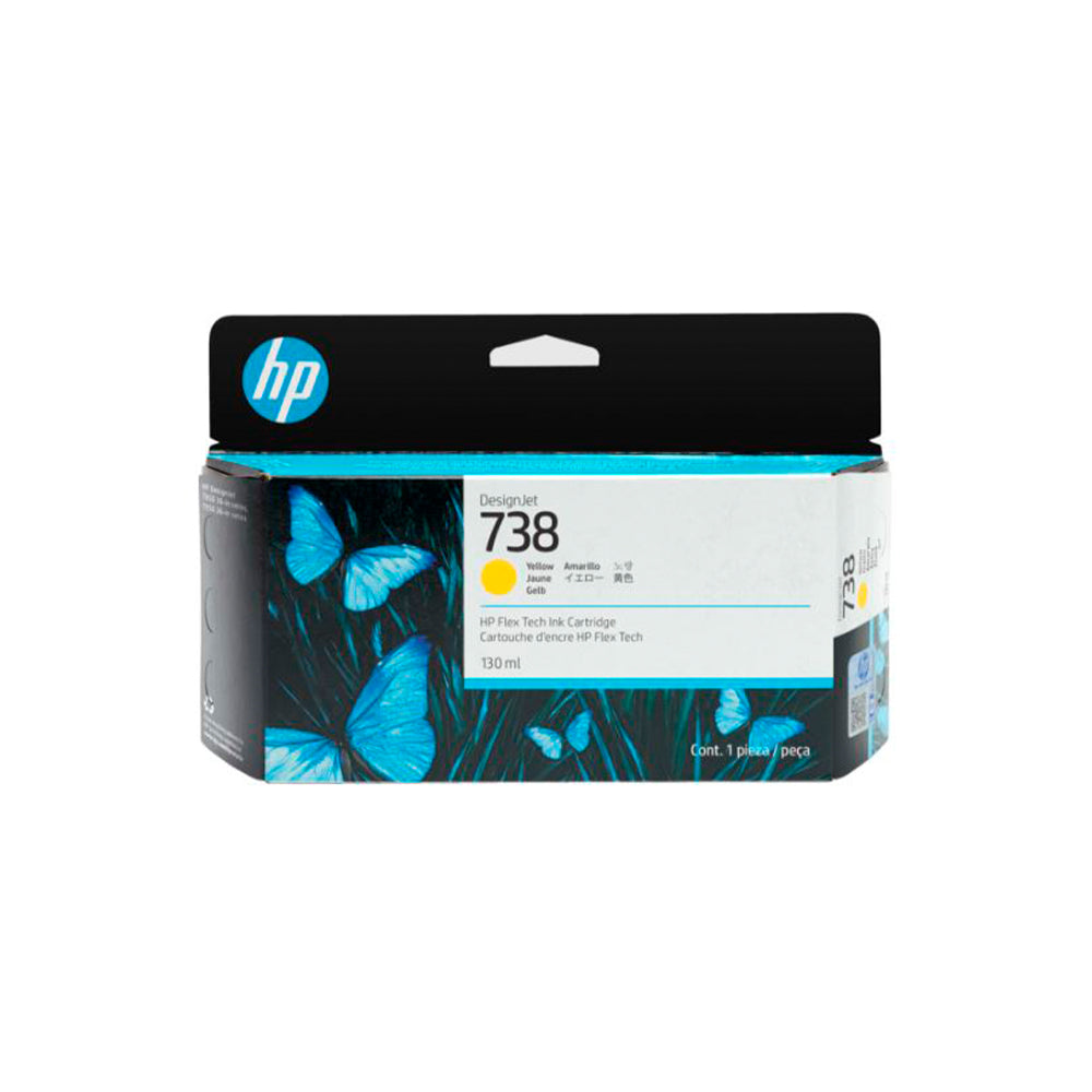 Cartridge DesignJet HP 738/T850/950, Yellow, 130ml